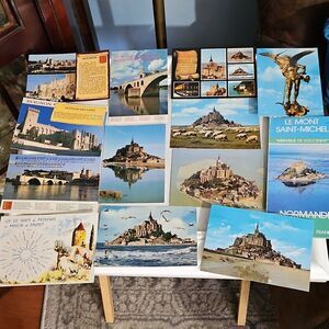 Vintage Postcard Collection - Mont Saint-Michel, Avignon